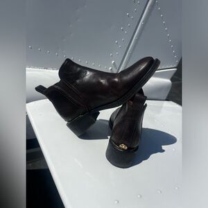 TORY BURCH Griffith Women's Black Leather Ankle Boots! Great condition! Size 6